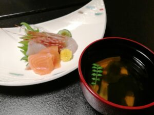 旅亭たかの　信州サーモン
